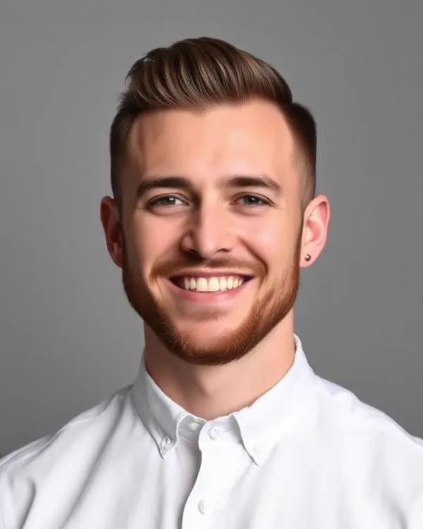 Barber Tyson Moore at NewBorn Barbershop in Plainfield, NJ